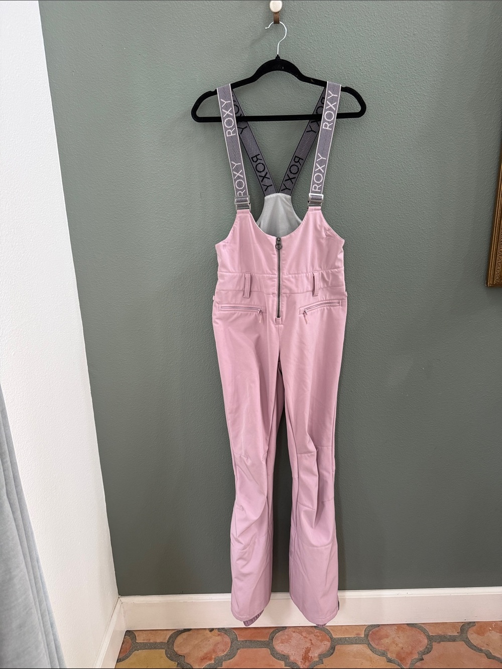 Roxy Summit Snow Bib Pants Lavender Pink Women’s Size M